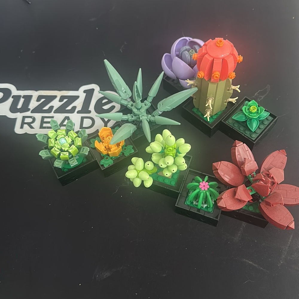 SOLD LEGO Botanical Collection Succulents Home Decor 771 pieces NIB - Picture 8 of 11